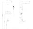 Душевая система скрытого монтажа ABBER Daheim с изливом, термостат, золото матовое AF8253G 3