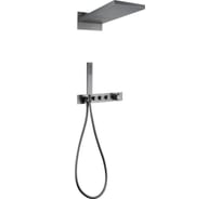 Душевая система скрытого монтажа ABBER Rund без излива, термостат, никель AF8752NG