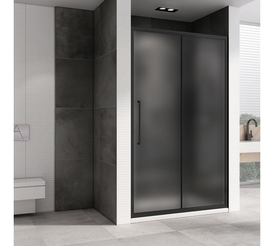 Душевая дверь ABBER Schwarzer Diamant AG30100BMH