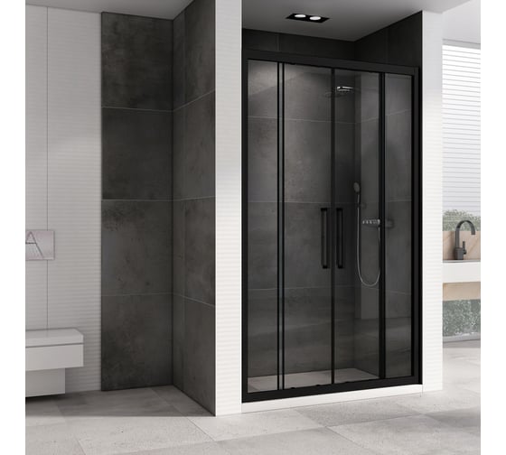 Душевая дверь ABBER Schwarzer Diamant AG33170BH