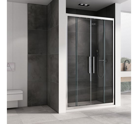 Душевая дверь ABBER Schwarzer Diamant AG33140H