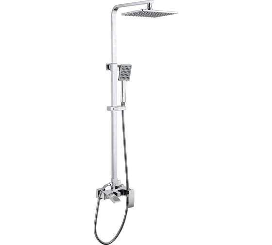 Душевая стойка ABBER Wasserfall с изливом, хром AF8616
