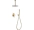 Душевая система скрытого монтажа ABBER Emotion без излива, золото матовое AF8821G 1