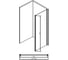 Душевая перегородка ABBER Schwarzer Diamant AG100BS 5