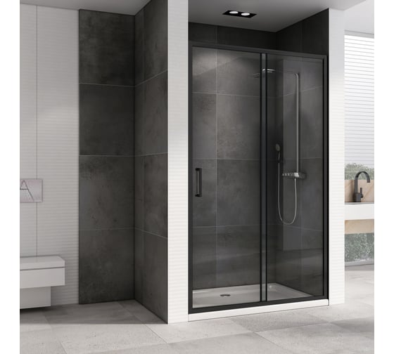 Душевая дверь ABBER Schwarzer Diamant AG30110B5