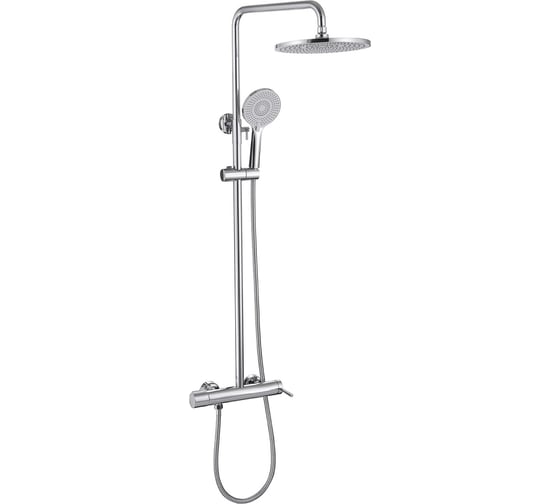 Душевая стойка ABBER Emotion с изливом, хром AF8816