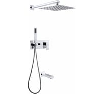Душевая система скрытого монтажа ABBER Daheim с изливом, хром AF8217