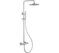 Душевая стойка ABBER Wasser Kreis с термостатом без излива, хром AF8160