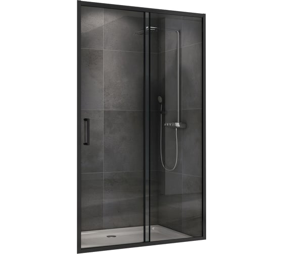 Душевая дверь ABBER Schwarzer Diamant AG30100B5 1