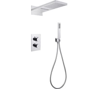 Душевая система скрытого монтажа ABBER Weiss Insel без излива, термостат, хром AF8052