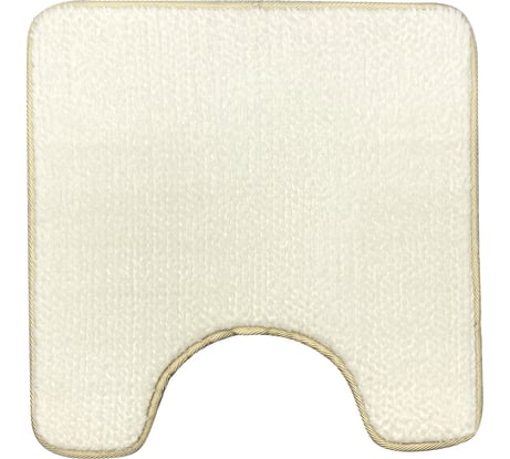 Коврик для туалета и ванной FORA FRESH ESSENCE 50x50 см, белый FOR-HAP-50-50WT
