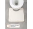 Коврик для туалета и ванной FORA FRESH ESSENCE 50x50 см, белый FOR-HAP-50-50WT 7