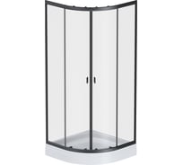 AM.PM, X-Joy, Twin Slide, Душевое ограждение c поддоном, 80x80, W88E-205-080BT