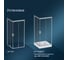 Душевая кабина Gem Square Slide 90x90 стекло прозрачное, профиль матовый хром, без п AM.PM W90UG-403-090MT 5