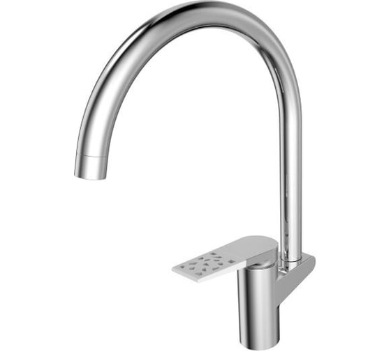 Смеситель для кухни Ростовская мануфактура сантехники с высоким изливом SL121W-017F 1