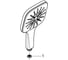 Ручной душ Grohe Rainshower SmartActive 130 Cube, 3 вида струй, теплый закат матовый 26582DL0 3