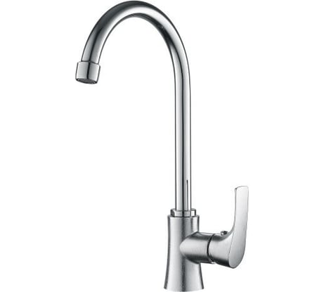 Смеситель для кухни с высоким поворотным изливом Ростовская мануфактура сантехники SL126-017F