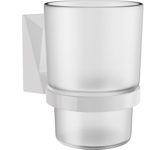 Настенный стакан для зубных щеток Kleber ICE White KLE-ICE044WT 1