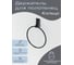Держатель для полотенец кольцо Kleber ICE Black KLE-ICE011BL 2