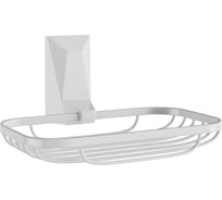 Настенная мыльница-решетка для ванной Kleber ICE White KLE-ICE040WT