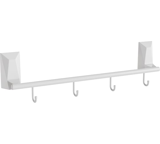Держатель для полотенец с 4 крючками Kleber ICE White KLE-ICE004WT 1