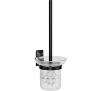 Настенный ершик для унитаза Kleber ICE Black KLE-ICE020BL