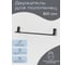 Держатель для полотенец Kleber ICE Black 50 см KLE-ICE008BL 2
