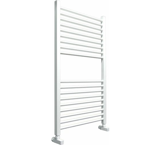 Полотенцесушитель Ника MODERN ЛМ 2 100/50 RAL9016 с вентилями 1