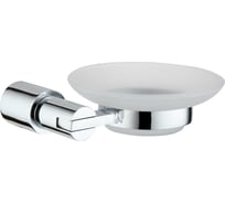 Стеклянная мыльница с держателем Delphinium 5403 хром 102402