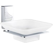Стеклянная мыльница с держателем Delphinium 5803 хром 102408