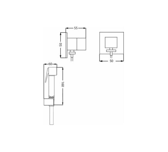 Гигиеническая лейка Potato P431-8