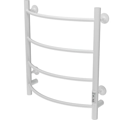 Электрический полотенцесушитель TermoSmart Глория 500x600 мм, 4 перекладины, белый матовый GR50/60WHE