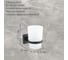 Стакан с держателем Delphinium 5902 одинарный, черный матовый 102414 2