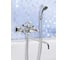 Двухвентильный смеситель для ванны Aquakratos с круглым изливом AK0036 1