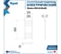 Электрический полотенцесушитель Teymi Modern П(3+3) 30x80, квадратный профиль, с таймером, черный матовый E90103 ЦБ-00268987 4