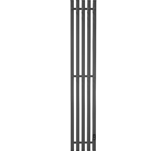 Электрический полотенцесушитель Teymi Helmi Inaro 150x24, квадратный профиль, 5 секций, с таймером, графит матовый E90124 ЦБ-00268975