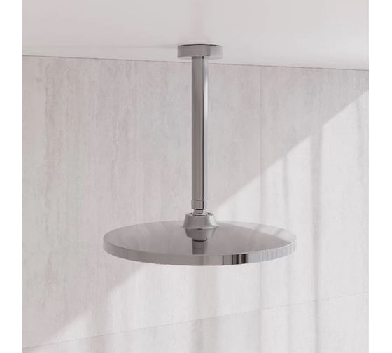 Кронштейн для верхнего душа в потолок IDDIS optima home круглый, хром OPH20CRi61