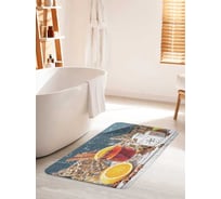 Противоскользящий коврик для ванной комнаты и туалета JOYARTY "Настроение согреться" 60x100 см bath_427870_60x100