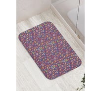 Противоскользящий коврик для ванной комнаты и туалета JOYARTY "Ретро игрушки" 52x77 см bath_427864