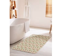 Противоскользящий коврик для ванной комнаты и туалета JOYARTY "Рождественская открытка" 60x100 см bath_427908_60x100