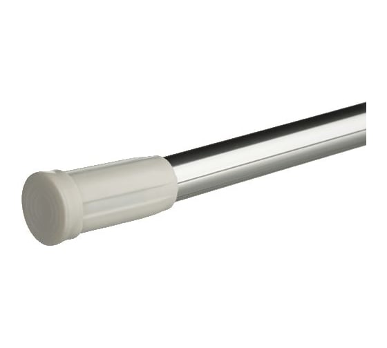 Карниз для ванной MELODIA 110-200 см AL хром д.22/19мм INTERLOCK 28391 1