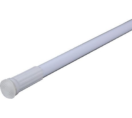 Карниз для ванной MELODIA 110-200 см, белый д.22/19мм INTERLOCK 28381