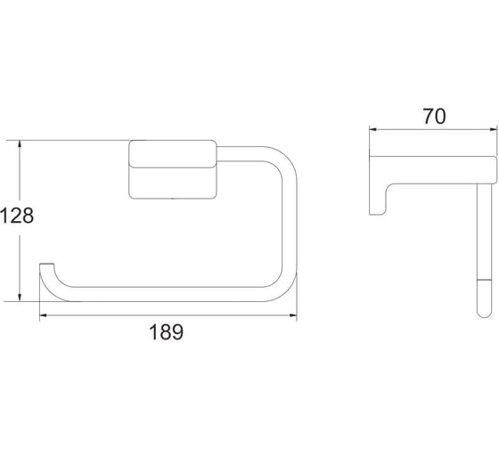 Полотенцедержатель Rose RG1806T