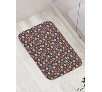 Противоскользящий коврик для ванной комнаты и туалета JOYARTY "Угощения в рождество" 52x77 см bath_427911