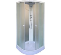 Душевая кабина Parly EF931 90x90см профиль белый, стекло матовое 9146