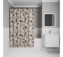 Штора для ванной IDDIS 200x180 см, полиэстер BA02P18i11