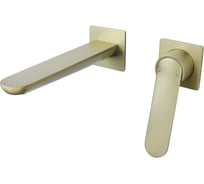 Смеситель встраиваемый настенный Bronze de Luxe АЙКОН матовое золото 7006CG