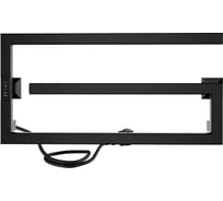 Электрический полотенцесушитель INDIGO Sigma electro 30/60 таймер, скр.монтаж, унив.подкл.R/L, черный муар DGSIG30-60BRLt