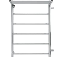 Водяной полотенцесушитель с полкой INDIGO Line н.р.1" 70/40 м/о 60 бок.подкл.справа к-2, полиров. LLSHSW70-40R-б/п-60