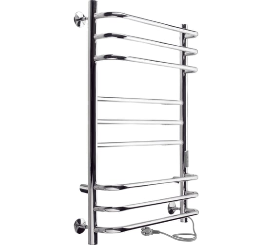 Электрический полотенцесушитель INDIGO Brace Euro Lux б/п electro 70/40 таймер, скр.монтаж, унив.подкл.R/L, полиров. LCBELE70-40Rt